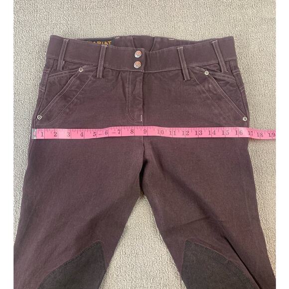 Ariat Riding Pants Equestrian Brown Size 28R - Picture 9 of 12